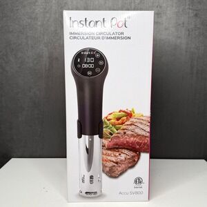 Instant Pot Accu SV800 Immersion Circulator Sous Vide Cooker Black Silver
